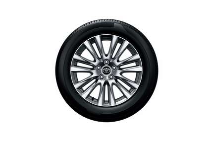 235/55R18タイヤ×7?Jアルミホイール (スーパークロムメタリック塗装/センターオーナメント付)