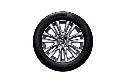 235/55R18タイヤ×7?Jアルミホイール (スーパークロムメタリック塗装/センターオーナメント付)