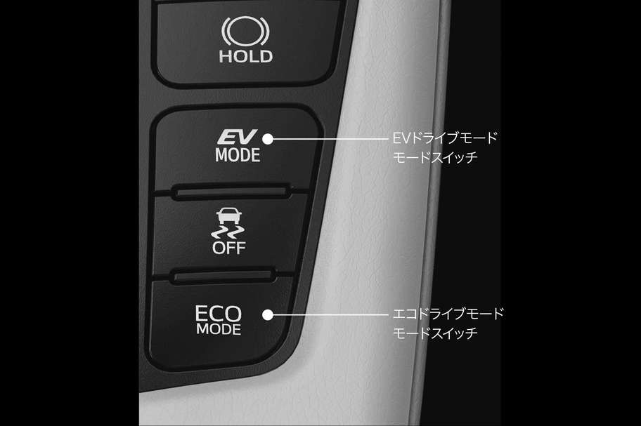モードスイッチ(EVドライブモード+エコドライブモード)
